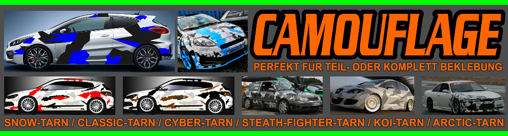 camouflage Autoaufkleber Carwrap